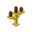 Brown Golden Candelabra icon
