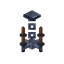 Brown Iron Chandelier icon