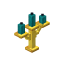 Cyan Golden Candelabra icon