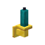 Cyan Golden Wall Candle icon