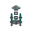 Cyan Silver Chandelier icon