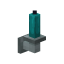Cyan Silver Wall Candle icon