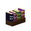 Dark Oak Wall Bookshelf icon