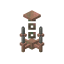 Exposed Light Gray Copper Chandelier icon