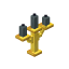 Gray Golden Candelabra icon