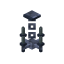 Gray Iron Chandelier icon