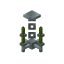 Green Silver Chandelier icon