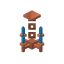 Light Blue Copper Chandelier icon