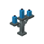 Light Blue Silver Candelabra icon