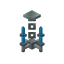 Light Blue Silver Chandelier icon