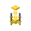 Light Gray Golden Chandelier icon