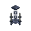 Light Gray Iron Chandelier icon