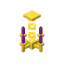 Magenta Golden Chandelier icon