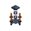 Orange Iron Chandelier icon
