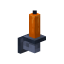 Orange Iron Wall Candle icon