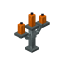 Orange Silver Candelabra icon