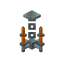 Orange Silver Chandelier icon