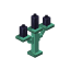 Oxidized Black Copper Candelabra icon