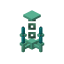 Oxidized Cyan Copper Chandelier icon