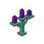 Oxidized Purple Copper Candelabra icon