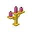 Pink Golden Candelabra icon