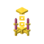 Pink Golden Chandelier icon