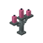 Pink Silver Candelabra icon