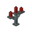 Red Silver Candelabra icon