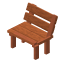 Stripped Acacia Bench icon