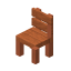 Stripped Acacia Chair icon