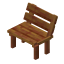 Stripped Redwood Bench icon