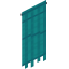 Tall Cyan Curtains icon