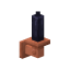 Waxed Black Copper Wall Candle icon