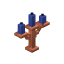 Waxed Blue Copper Candelabra icon