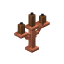 Waxed Brown Copper Candelabra icon