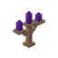 Waxed Exposed Purple Copper Candelabra icon