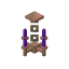 Waxed Exposed Purple Copper Chandelier icon