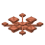 Waxed Large Copper Chandelier icon