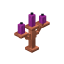Waxed Magenta Copper Candelabra icon