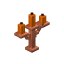 Waxed Orange Copper Candelabra icon