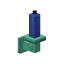Waxed Oxidized Blue Copper Wall Candle icon