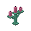 Waxed Oxidized Pink Copper Candelabra icon