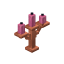 Waxed Pink Copper Candelabra icon