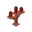 Waxed Red Copper Candelabra icon