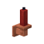 Waxed Red Copper Wall Candle icon