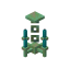 Waxed Weathered Cyan Copper Chandelier icon