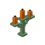 Waxed Weathered Orange Copper Candelabra icon