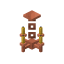 Waxed Yellow Copper Chandelier icon