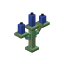 Weathered Blue Copper Candelabra icon