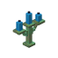 Weathered Light Blue Copper Candelabra icon
